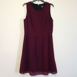 Embroidered Sleeveless Dress